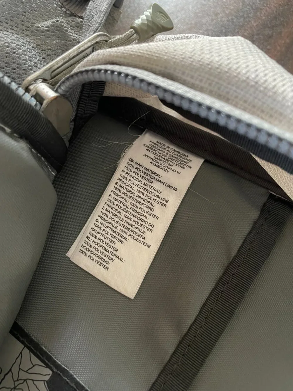 The North Face Vault Backpack Light Grey 15